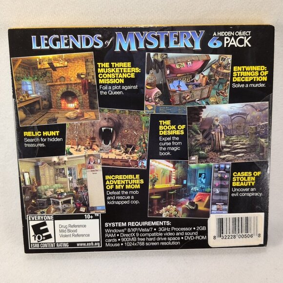 NEW SEALED Legends Series Hidden Object PC DVD-ROM Set Lot Darkness Mist Mystery - Picture 9 of 10